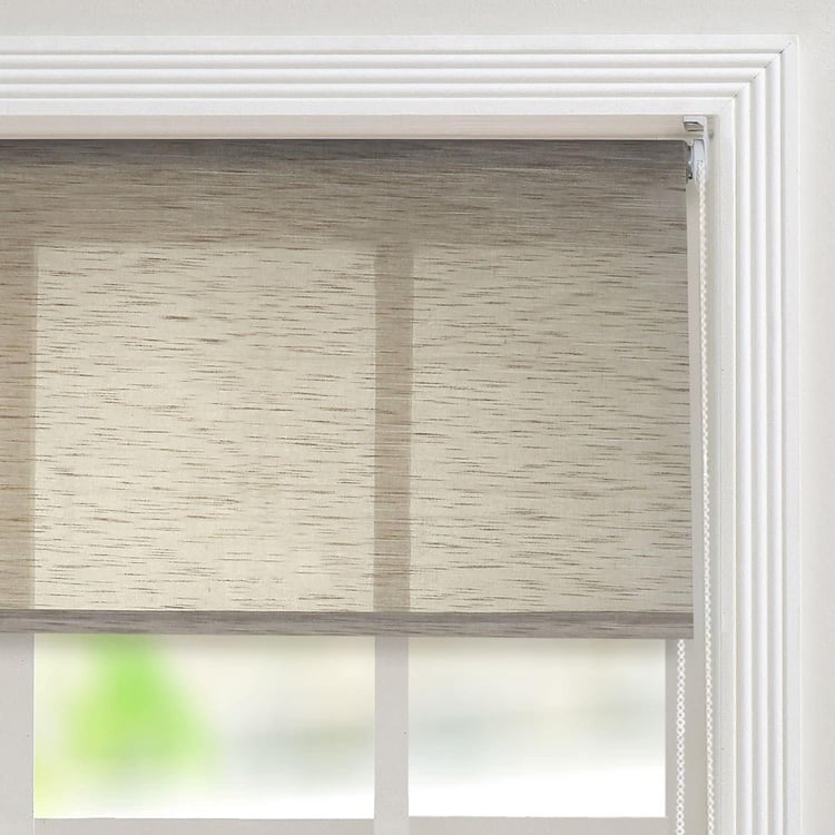 DECO WINDOW Beige Sheer Roller Blind - 21x84