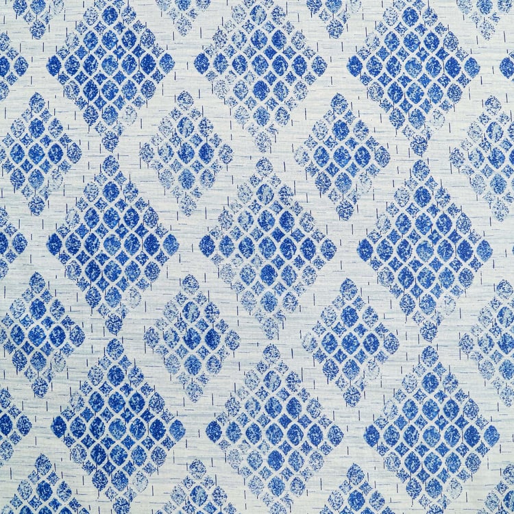 SWAYAM Ocean Printed Cotton Queen Bedsheet Set