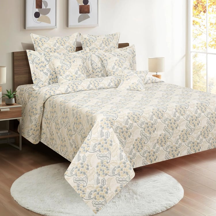 SWAYAM Sugar Apple Dreams 160TC Queen Bedsheet Set