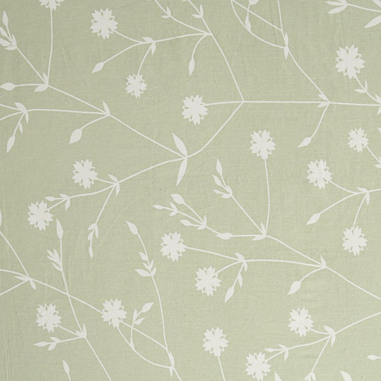 SWAYAM Serene Spring 210TC Cotton Harmony Queen Bedsheet Set