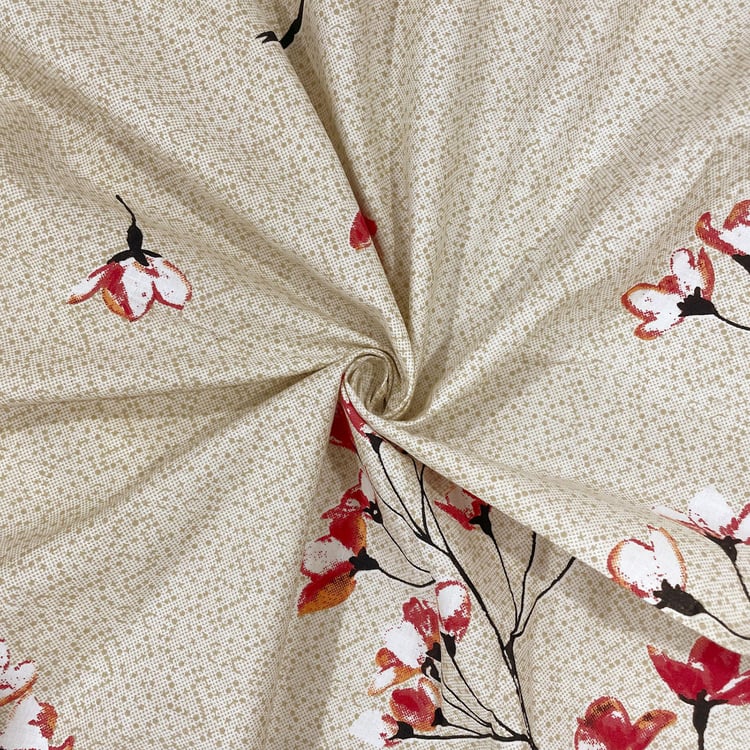 SWAYAM Tokyo Blossoms Serene Japanese Floral King Bedsheet Set