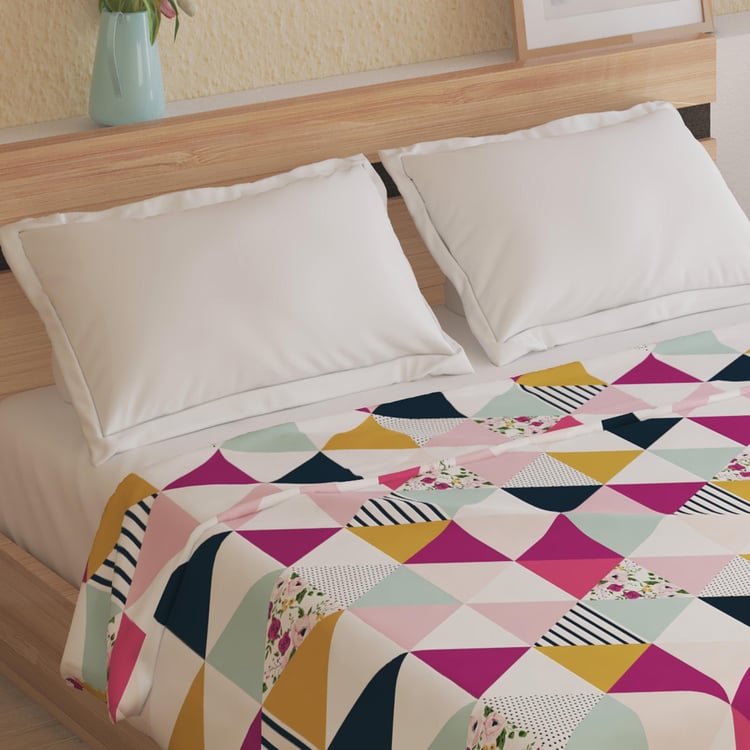 Corsica Elegant Microfibre Printed Double Dohar