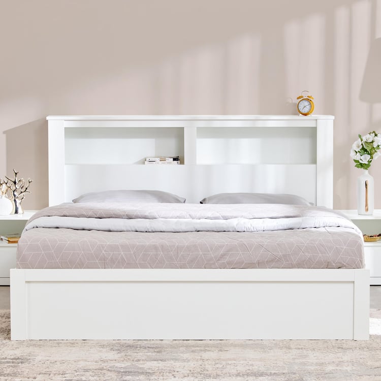 Helios Reynan Cannes King Bed - White