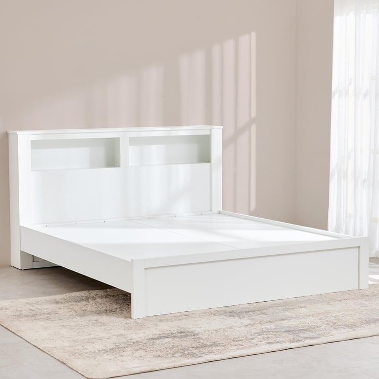 Helios Reynan Cannes King Bed - White