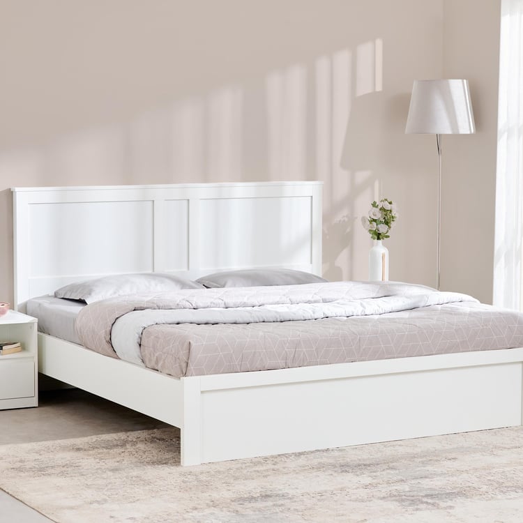 Helios Reynan Aster King Bed - White