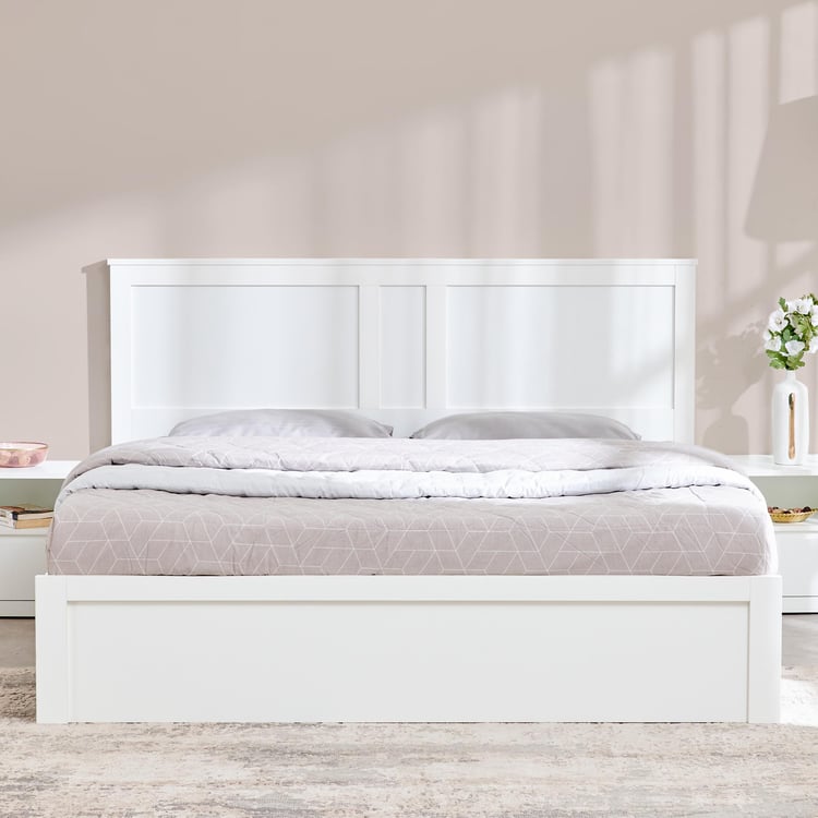 Helios Reynan Aster King Bed - White