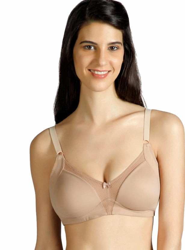 AMANTE Solid Non-Padded Non-Wired Minimizer Bra