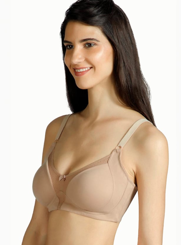 AMANTE Solid Non-Padded Non-Wired Minimizer Bra