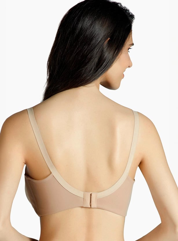AMANTE Solid Non-Padded Non-Wired Minimizer Bra