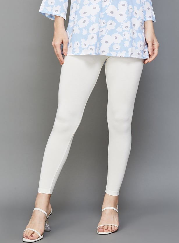 MELANGE Women Solid Leggings