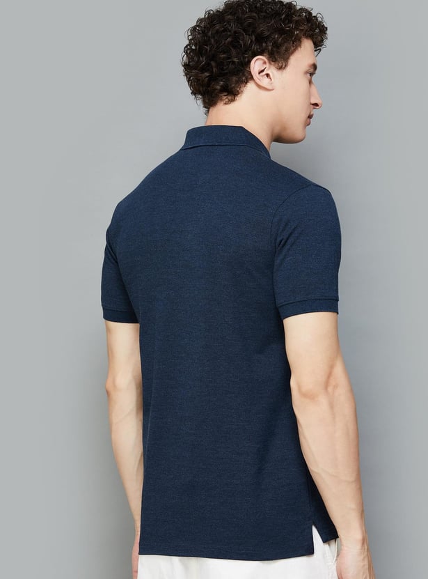 FAME FOREVER Solid Polo T-shirt