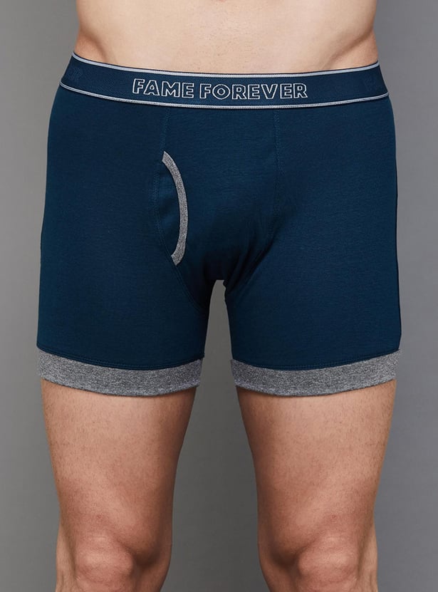 FAME FOREVER Solid Trunks - Pack of 2