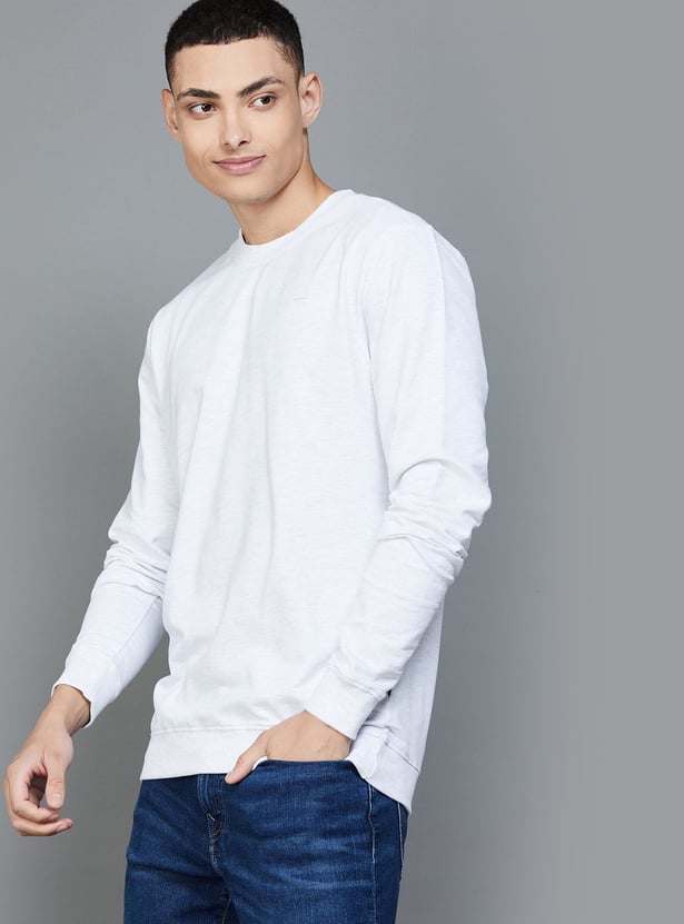 FAME FOREVER Solid Sweatshirt