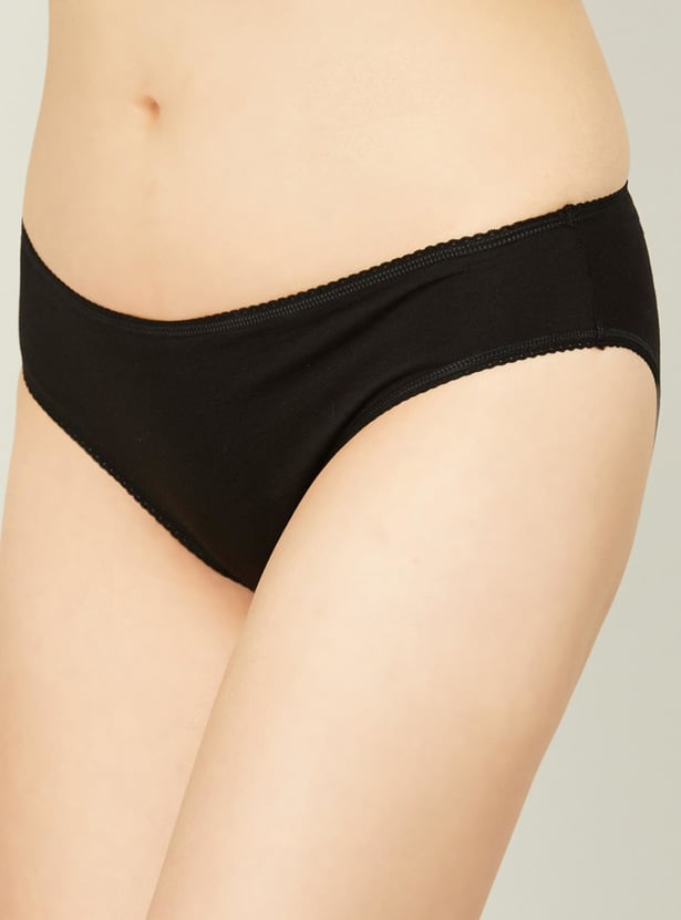 GINGER Women Solid Bikini Panties - Pack of 3