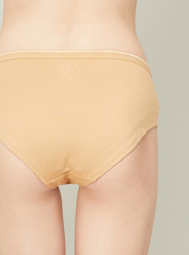GINGER Solid Hipster Panties - Pack of 3