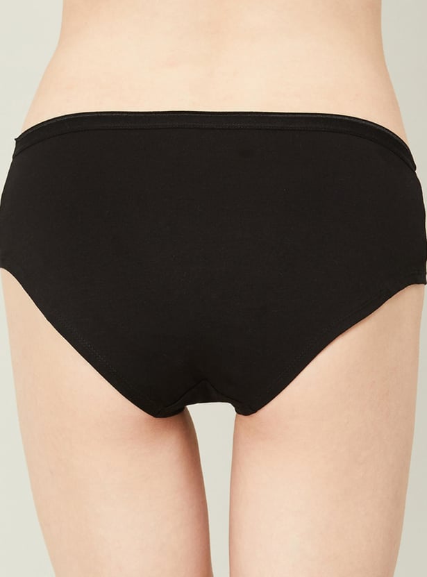 GINGER Solid Hipster Panties - Pack of 3