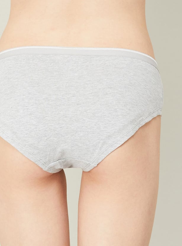 GINGER Solid Hipster Panties - Pack of 3