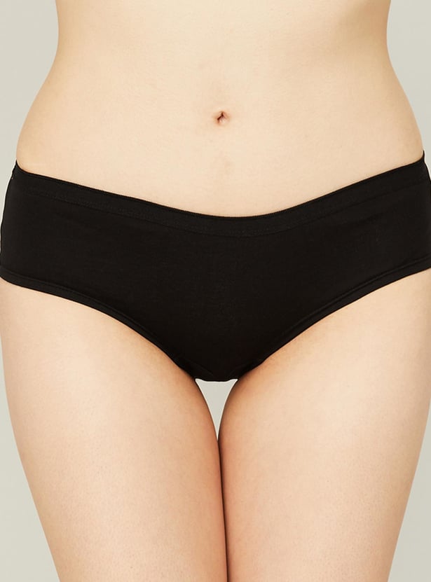 GINGER Solid Hipster Panties - Pack of 3