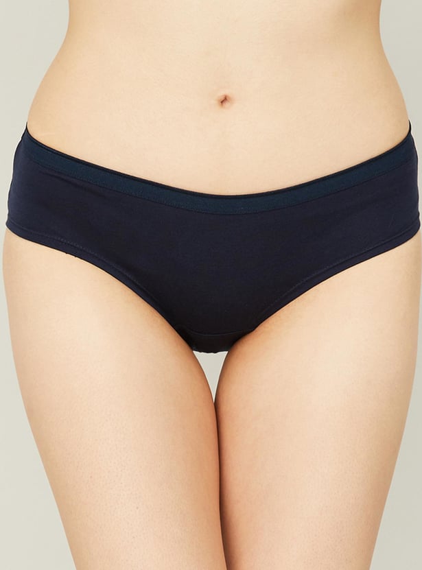 GINGER Solid Hipster Panties - Pack of 3