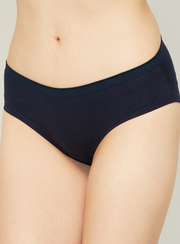 GINGER Solid Hipster Panties - Pack of 3
