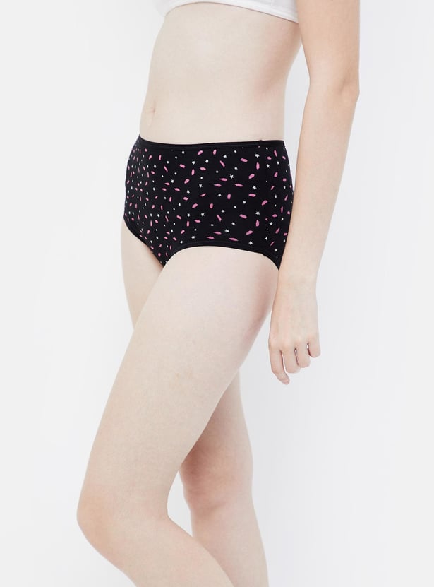 GINGER Printed Hipster Panties - Pack of 3
