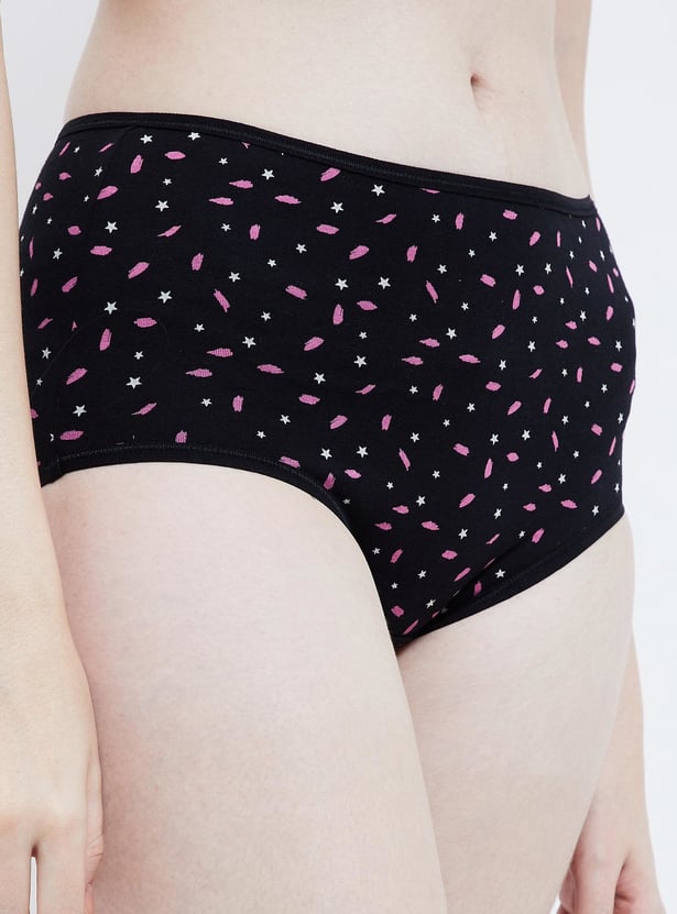 GINGER Printed Hipster Panties - Pack of 3