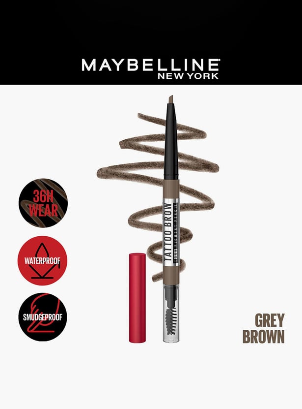 MAYBELLINE NEW YORK Tattoo Brow Pencil - Grey Brown - 0.25g