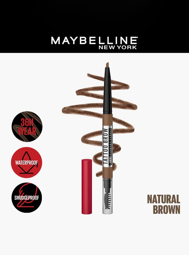 MAYBELLINE NEW YORK Tattoo Brow Pencil - Natural Brown - 0.25g