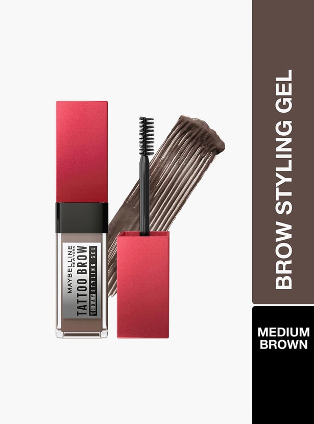 MAYBELLINE NEW YORK Tattoo Brow 3 Day Styling Brow Gel - Medium Brown - 6ml
