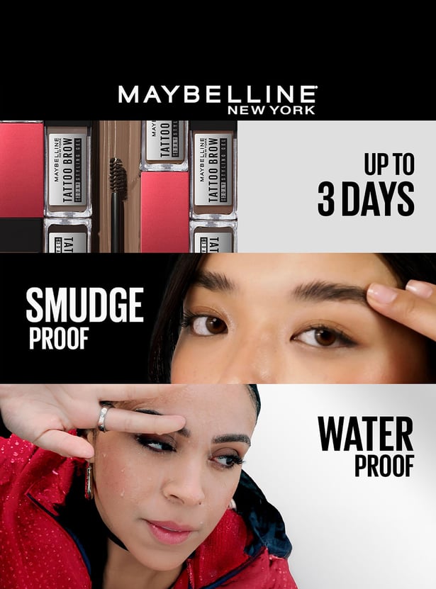 MAYBELLINE NEW YORK Tattoo Brow 3 Day Styling Brow Gel - Medium Brown - 6ml