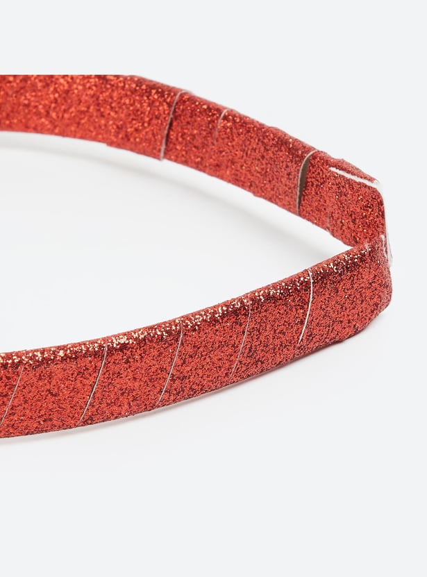 FAME FOREVER Girls Embellished Bow-Detailed Headband