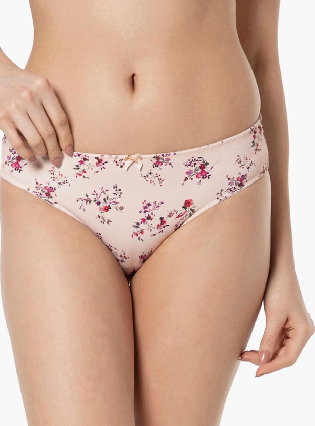 AMANTE Printed Elasticated Bikini Panties