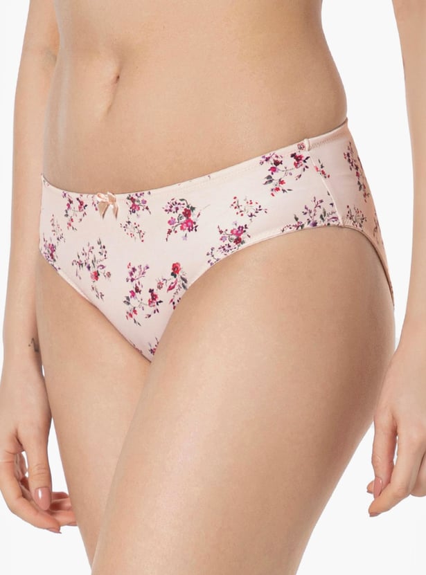 AMANTE Printed Elasticated Bikini Panties