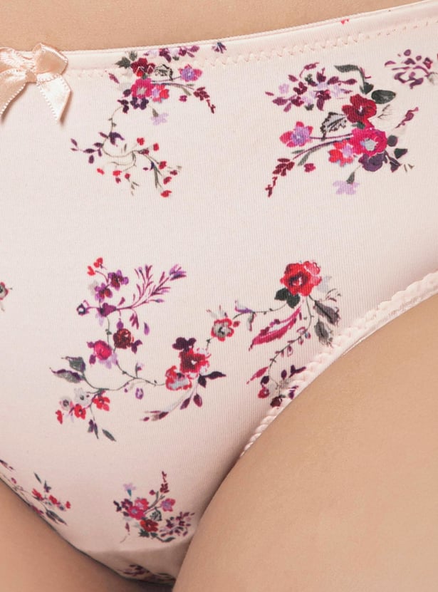 AMANTE Printed Elasticated Bikini Panties