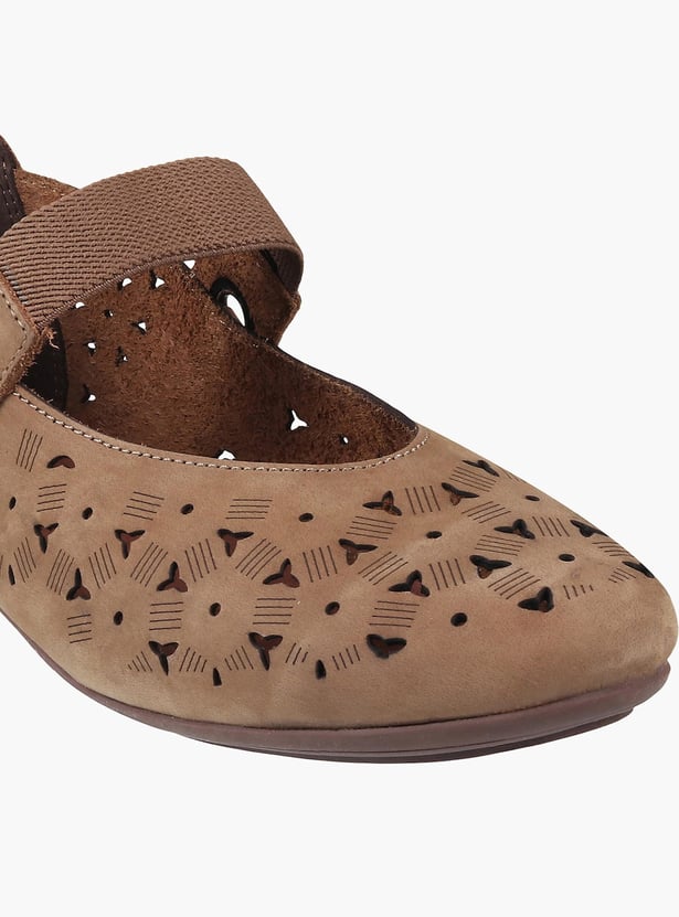 CATWALK Women Perforated Mary Janes