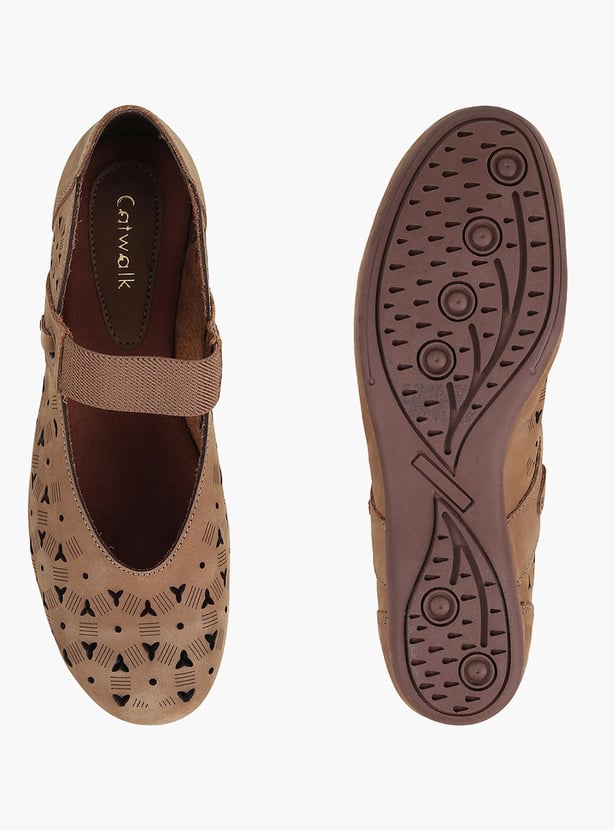 CATWALK Women Perforated Mary Janes