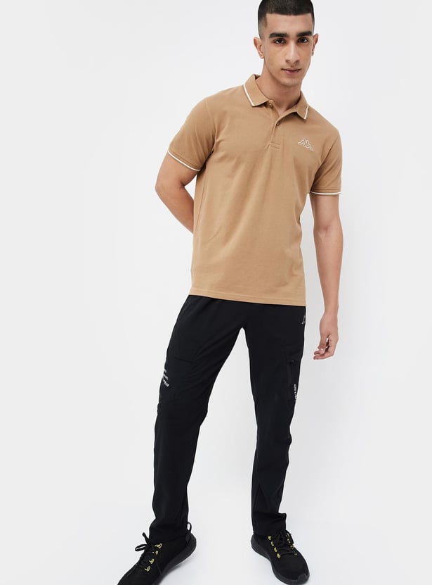 KAPPA Solid Sports Polo T-shirt
