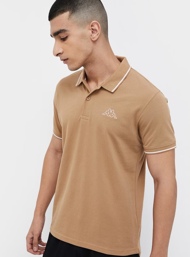 KAPPA Solid Sports Polo T-shirt