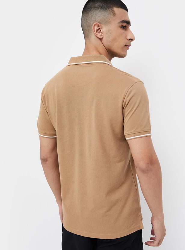 KAPPA Solid Sports Polo T-shirt