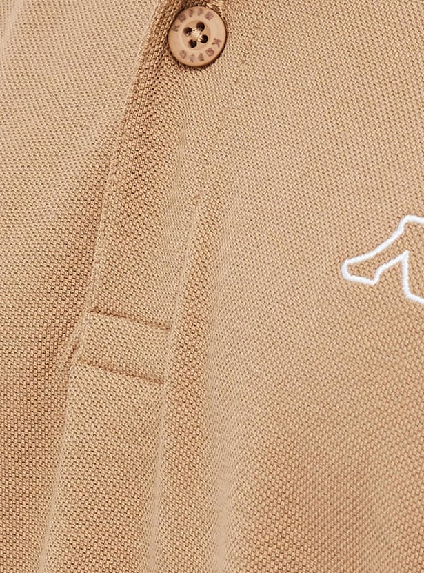 KAPPA Solid Sports Polo T-shirt