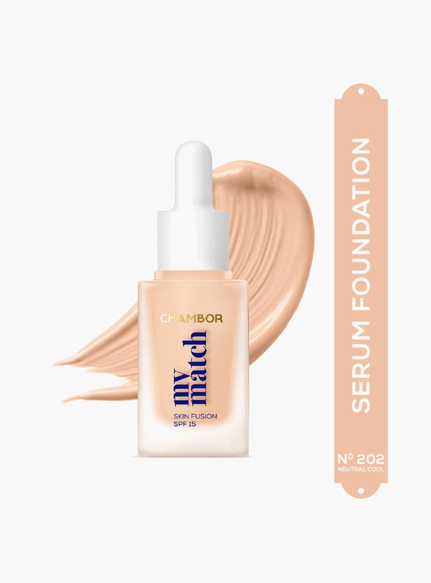 CHAMBOR My Match Skin Fusion SPF 15 Liquid Foundation - 202 Neutral Cool - 20ml