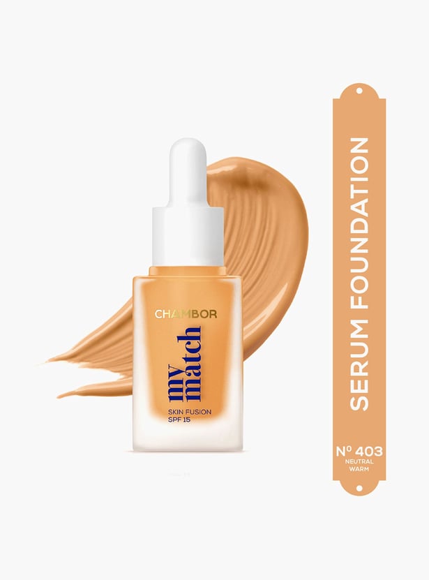 CHAMBOR My Match Skin Fusion Liquid Foundation- Neutral Warm -403 - 20ml