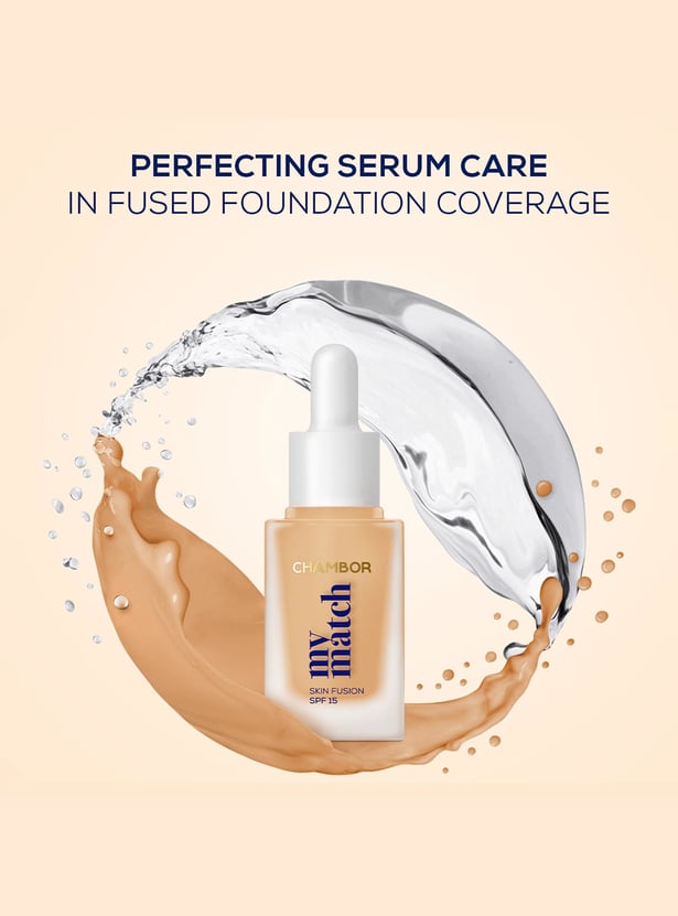 CHAMBOR My Match Skin Fusion Liquid Foundation- Neutral Warm -403 - 20ml