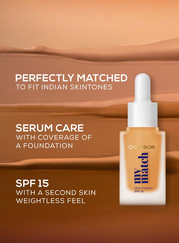 CHAMBOR My Match Skin Fusion Liquid Foundation- Neutral Warm -403 - 20ml