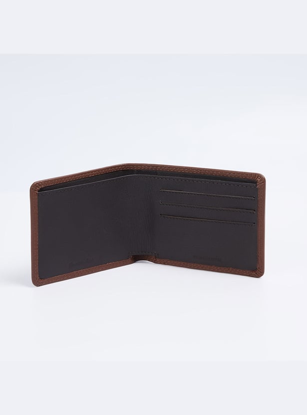 VAN HEUSEN Men Solid Bi-Fold Leather Wallet