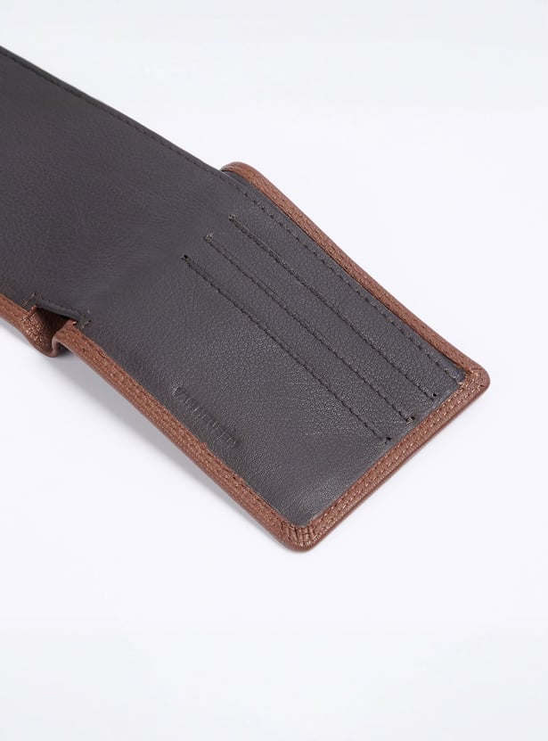 VAN HEUSEN Men Solid Bi-Fold Leather Wallet
