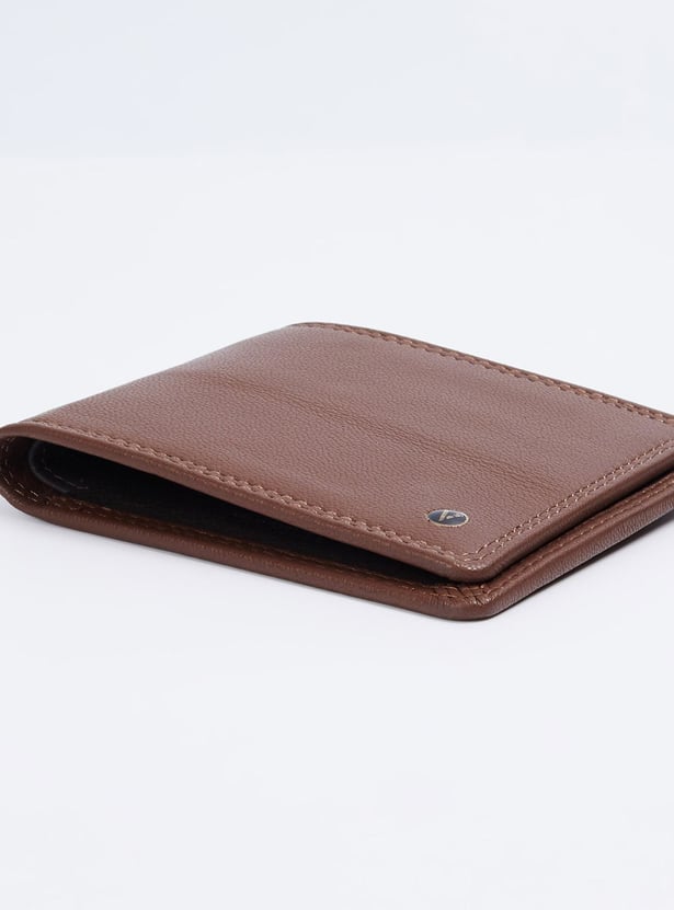 VAN HEUSEN Men Solid Bi-Fold Leather Wallet
