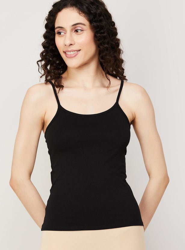 GINGER Solid Sleeveless Camisole