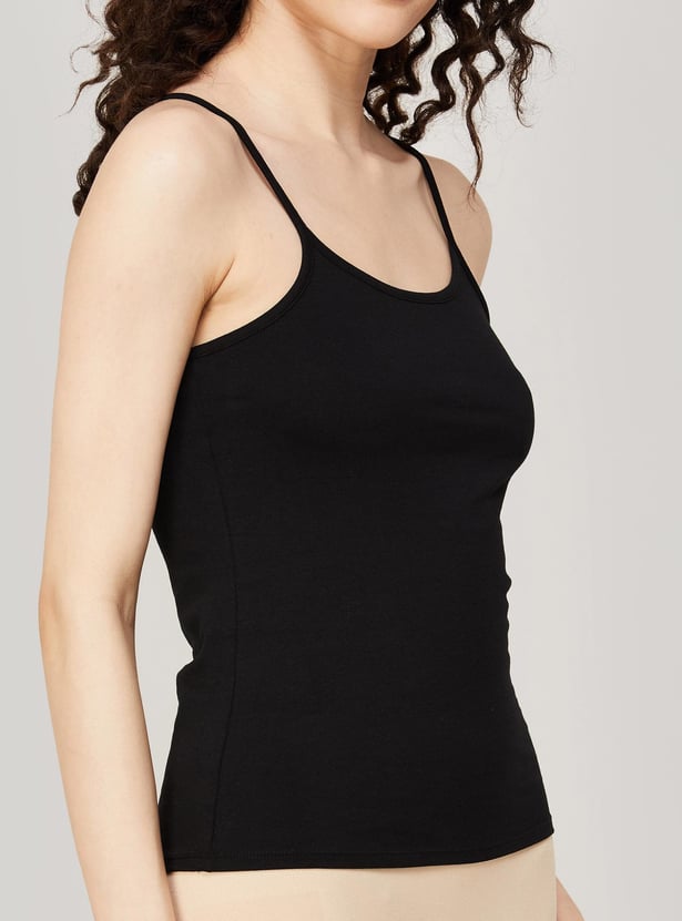 GINGER Solid Sleeveless Camisole