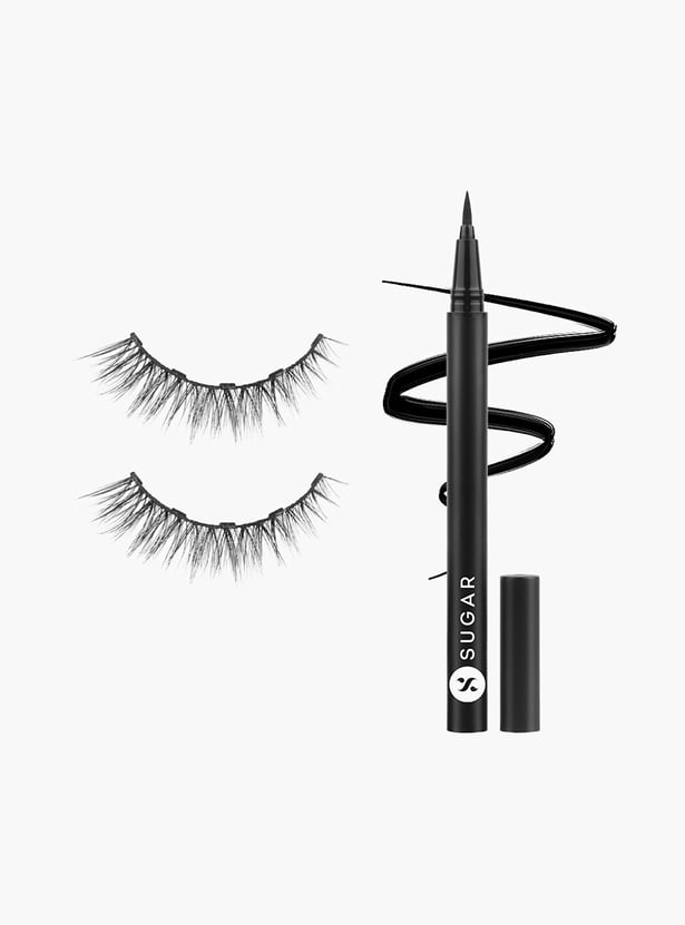 SUGAR Maximeyes Drama Magnetic Eyelashes Eyeliner - 01 Genuine - 3ml